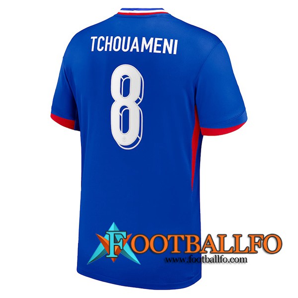 Camiseta Equipo Nacional Francia (TCHOUAMENI #8) 2024/2025 Primera