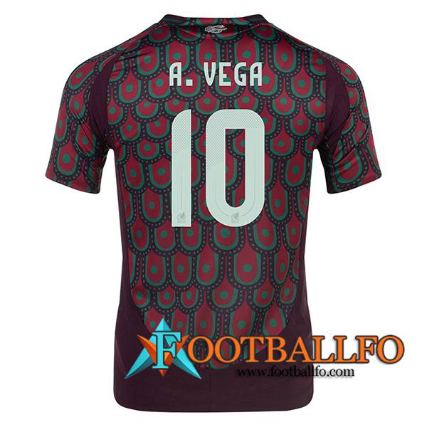 Camiseta Equipo Nacional México (A.VEGA #10) 2024/2025 Primera