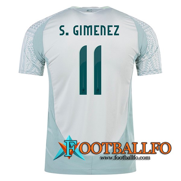 Camiseta Equipo Nacional México (S.GIMENEZ #11) 2024/2025 Segunda