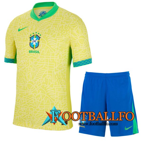 Camisetas Futbol Brasil Primera + Cortos 2024/2025