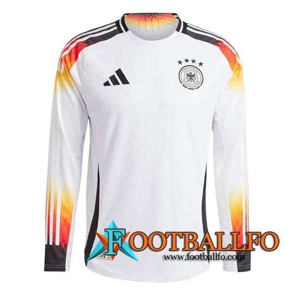 Camisetas De Futbol Alemania Primera Manga Largas UEFA Euro 2024