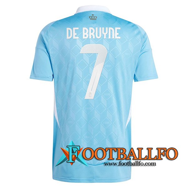 Camisetas De Futbol Bélgica (DE BRUYNE #7) UEFA Euro 2024 Segunda