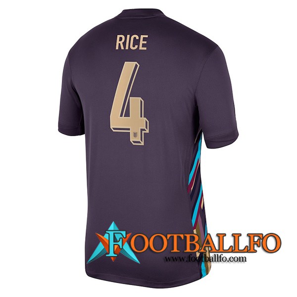 Camisetas De Futbol Inglaterra (RICE #4) UEFA Euro 2024 Segunda