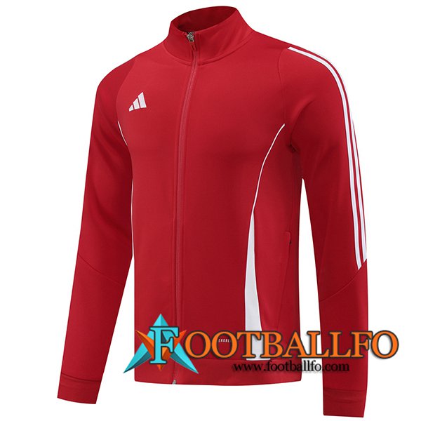 Chaquetas Futbol Adidas Rojo/Blanco 2024/2025