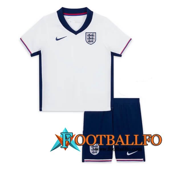 Nueva Camisetas De Futbol Inglaterra Ninos Primera 2024/2025