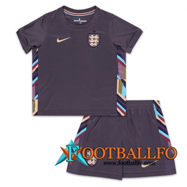Nueva Camisetas De Futbol Inglaterra Ninos Segunda 2024/2025