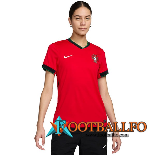 Camisetas De Futbol Portugal Mujer Primera 2024/2025