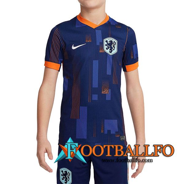 Camisetas De Futbol Países Bajos Ninos Segunda 2024/2025