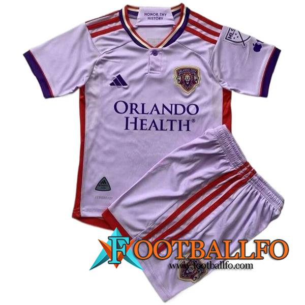 Camisetas De Futbol Orlando City SC Ninos Segunda 2024/2025