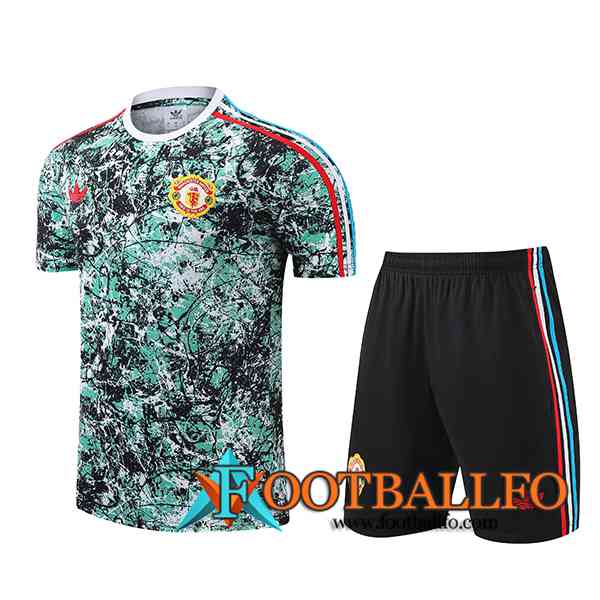 Camiseta Entrenamiento Manchester United Verde/Negro 2024/2025