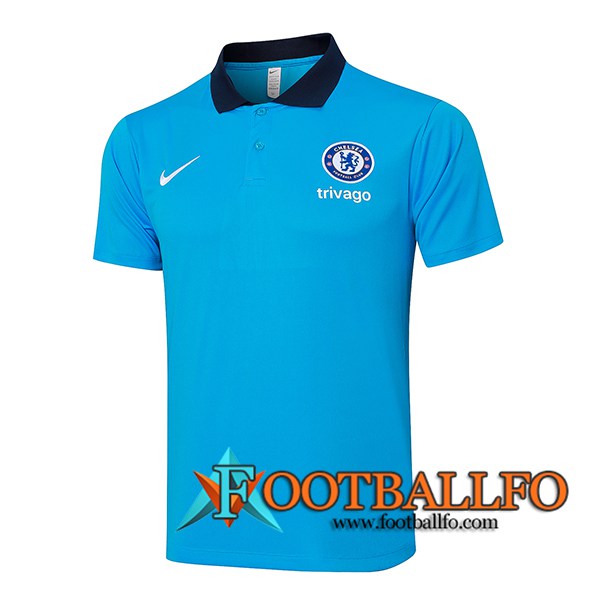 Camiseta Polo FC Chelsea Azul 2024/2025