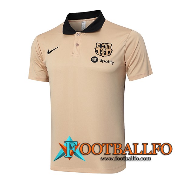 Camiseta Polo FC Barcelona Amarillo/Negro 2024/2025