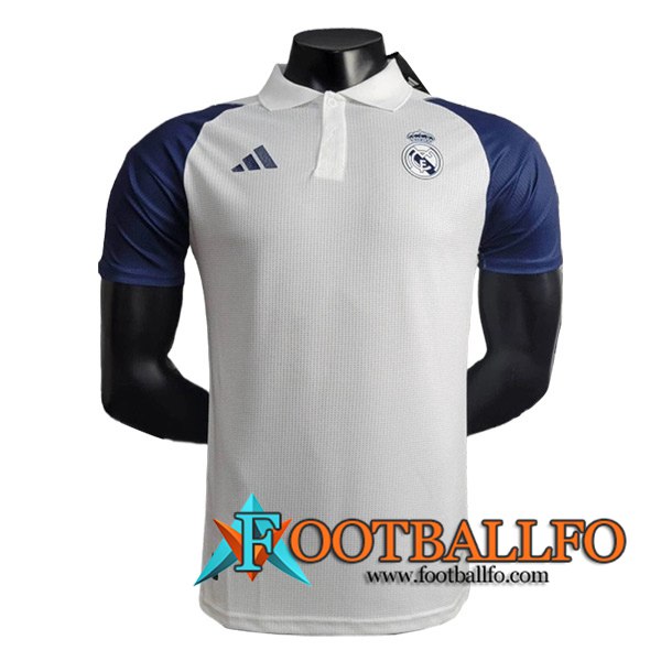 Camiseta Entrenamiento Real Madrid Blanco/Azul 2024/2025