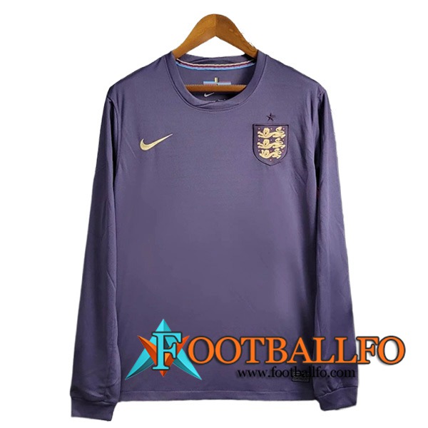 Camiseta Equipo Nacional Inglaterra Segunda Manga Largas 2024/2025