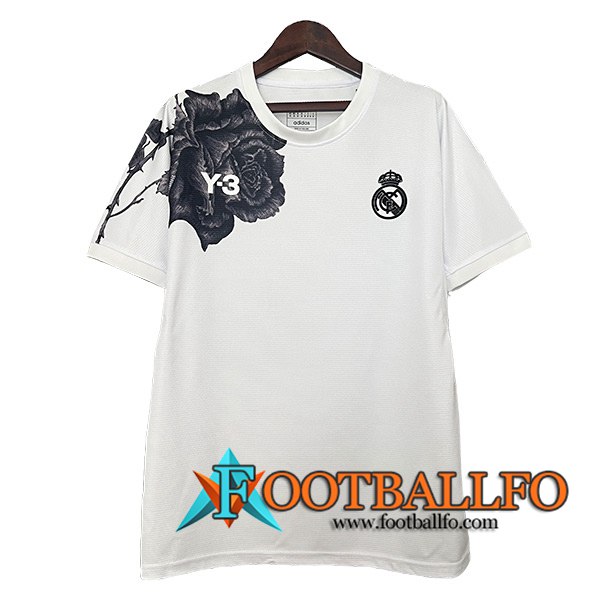 Camisetas De Futbol Real Madrid Y3 Blanco 2024/2025