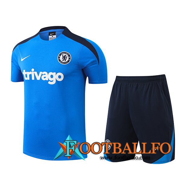 Camiseta Entrenamiento FC Chelsea Azul/Negro 2024/2025