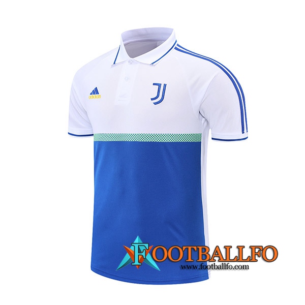 Camiseta Polo Juventus Blanca/Azul 2021/2022