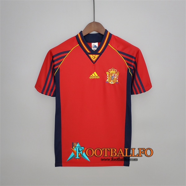 Camiseta Futbol España Retro Titular 1998